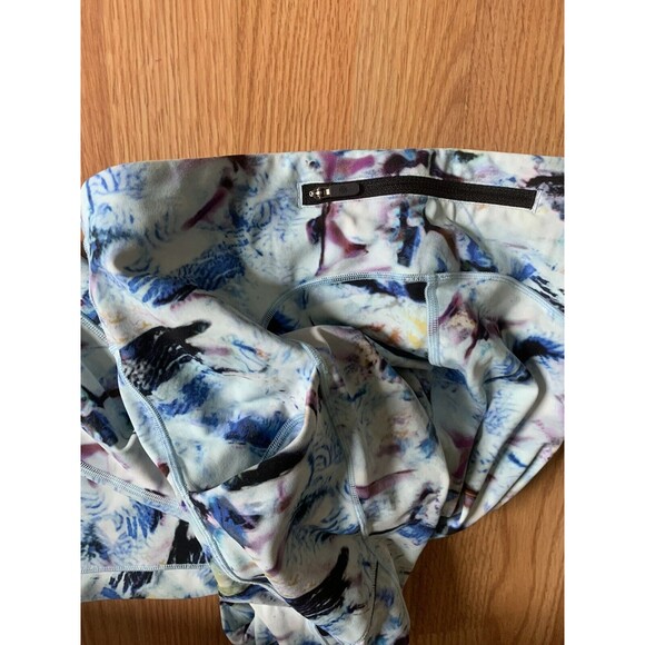 Lululemon  Speed Full Length Pull-On Leggings Pants Tie Dye  size 4 - Picture 3 of 6